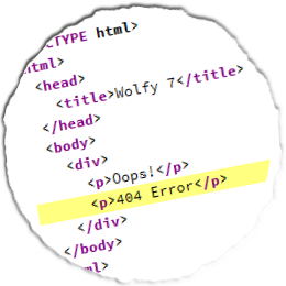 Oops! 404 Error